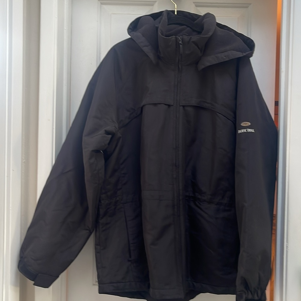 PACIFIC TRAIL NEW Women’s Utility Coat, Size XL, Black
